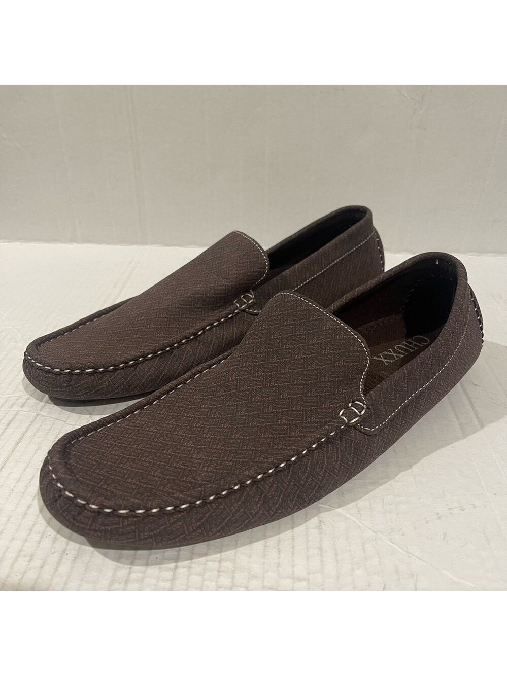 Men’s Chuxx Brown Business Casual Slip On Loafers Size 8.5 US